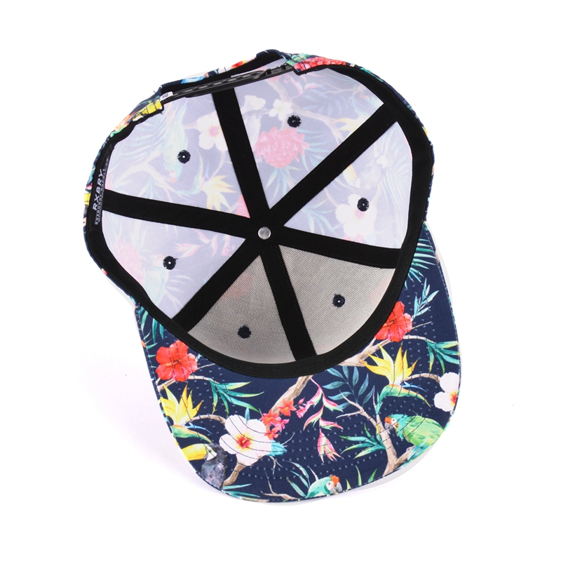 Wholesale Blank Floral Snapback Hats