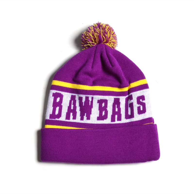 Beanie κατασκευαστής Κίνα, έθιμο καπέλα χειμώνα με μπάλα στην κορυφή