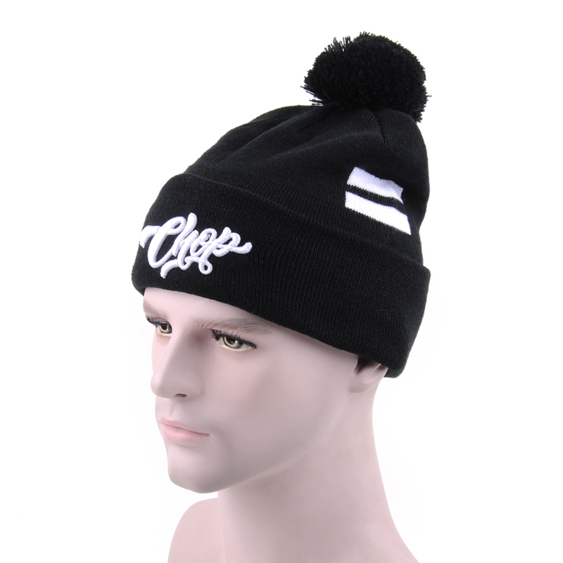 beanies embroidery, jacquard knitted hats