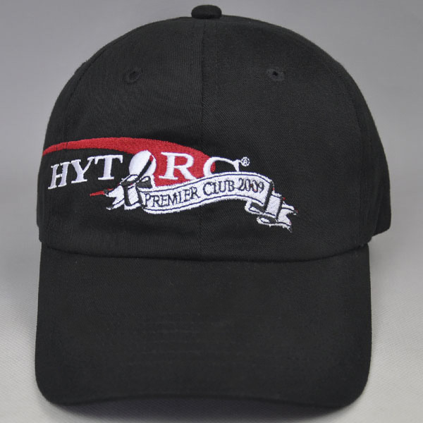 black embroidery basebal cap