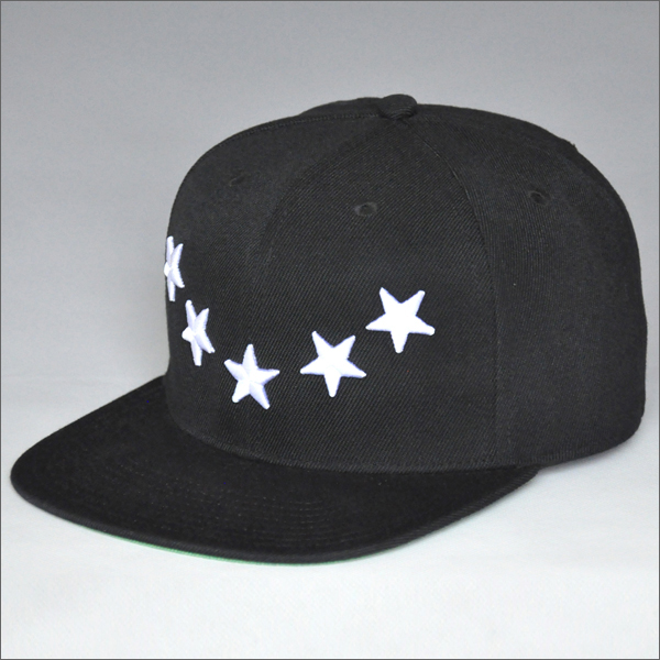 black leather snapback caps