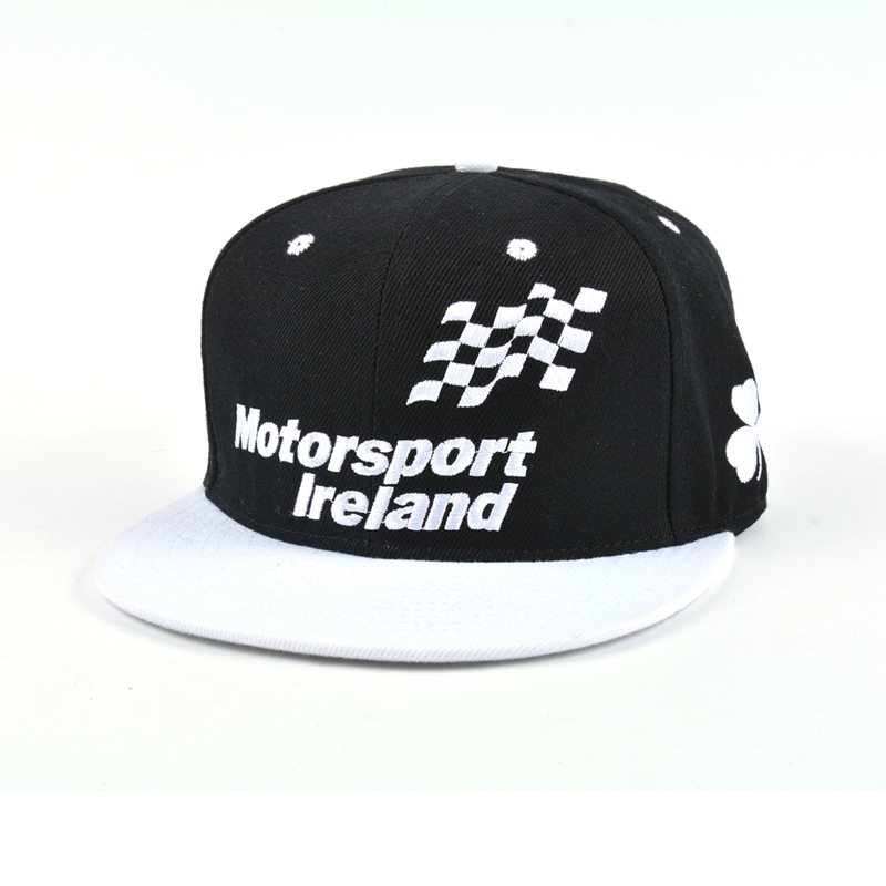 black snapback caps hats, 3d embroidery cap