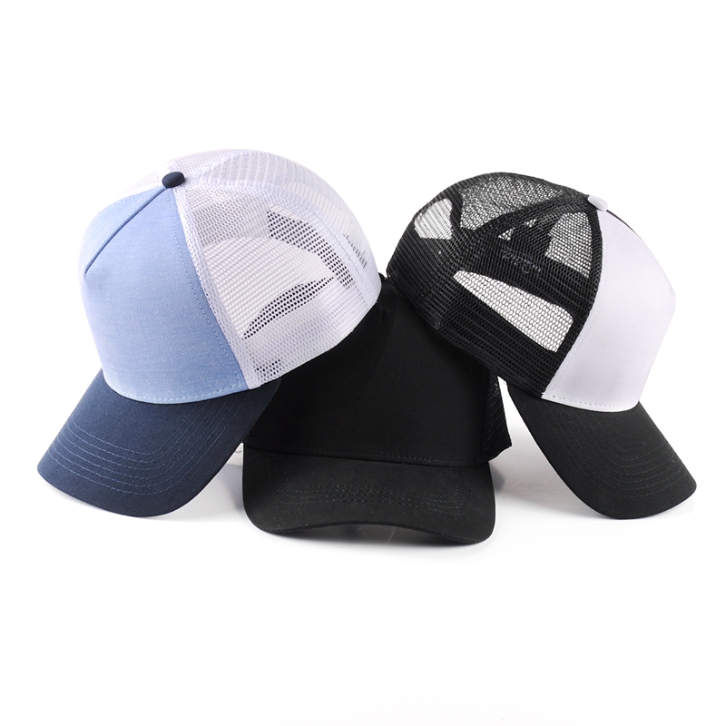blank 5 panel baseball trucker cap custom