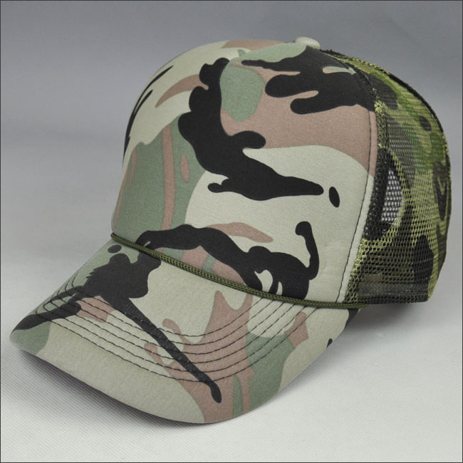 camo camp caps and hats