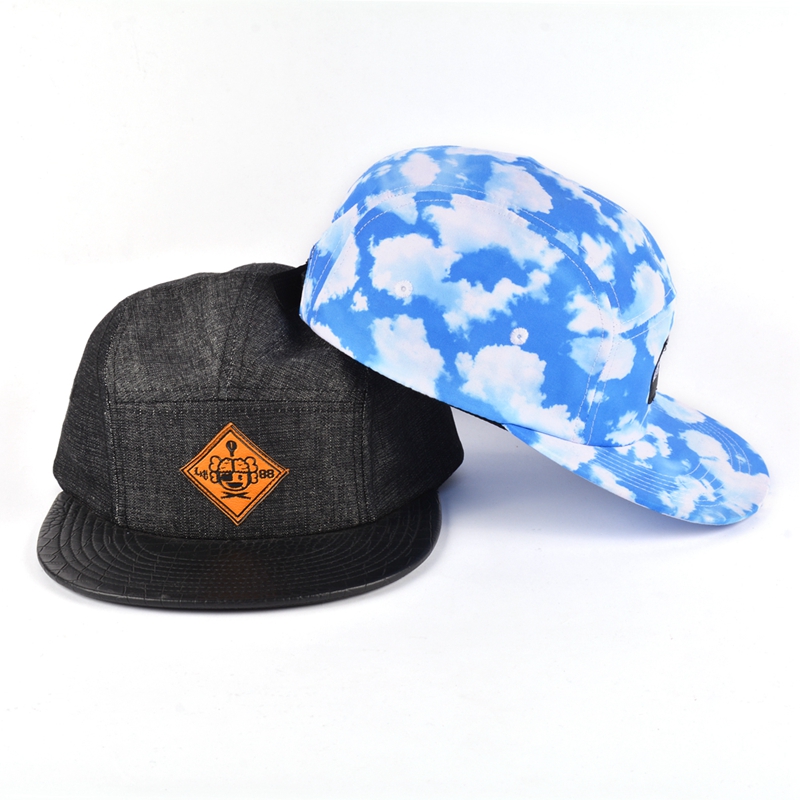 cheap wholesale 5 panels cap custom hat