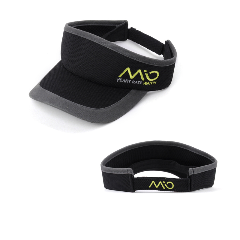 china fábrica bordado preto esportes palas de sol tampas