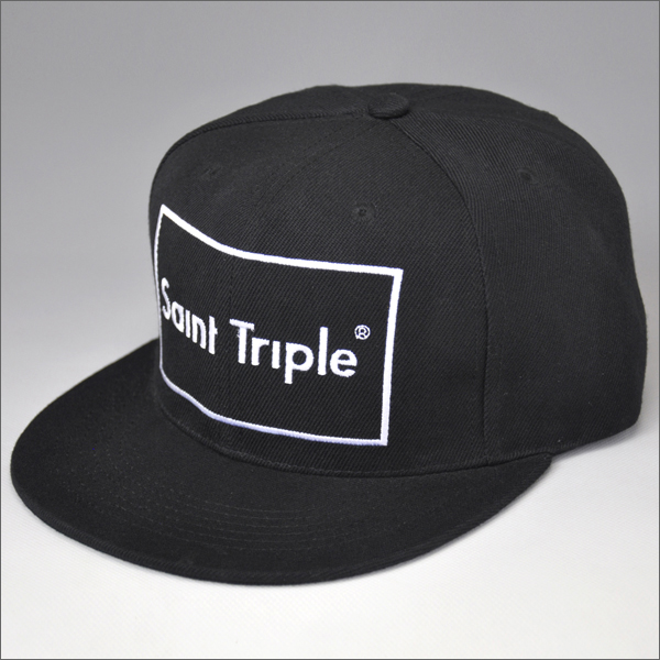 custom 3d embroidery flat bill snapback hats