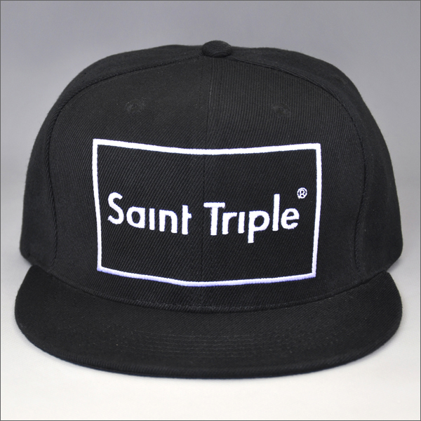custom 3d embroidery flat bill snapback hats