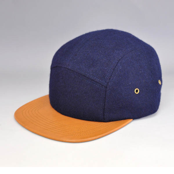 custom 5-panel camp cap, custom flat brim caps china