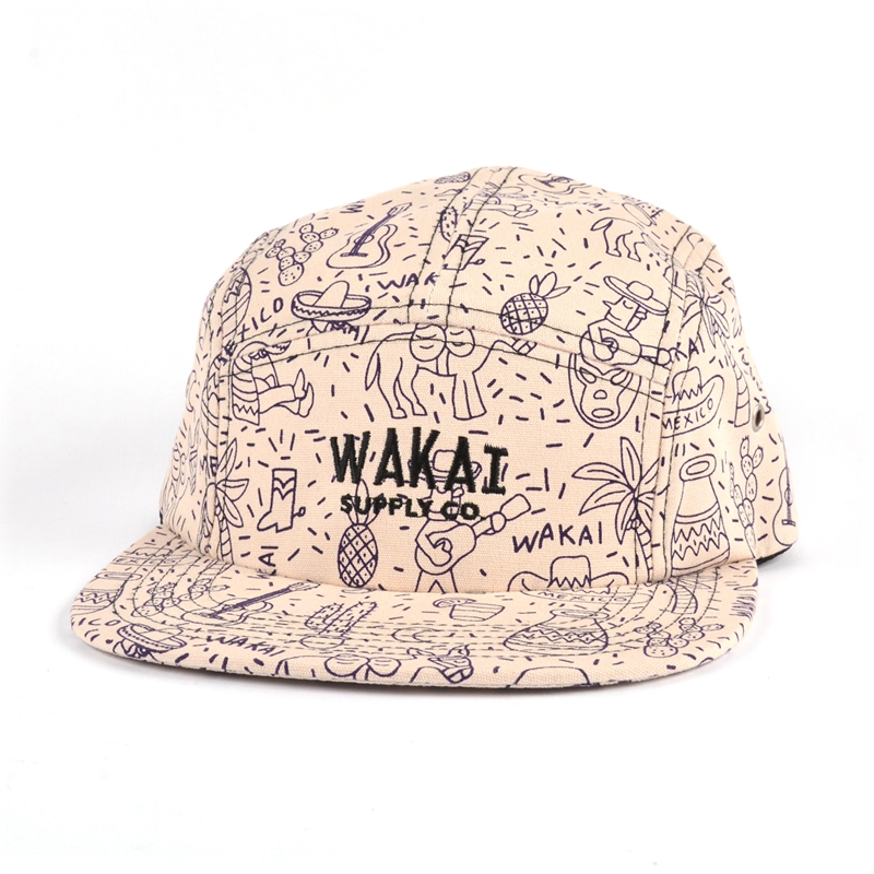 έθιμο 5 φύλλα καπέλα χονδρικής, 5 φύλλα εκτυπωμένο καπάκι