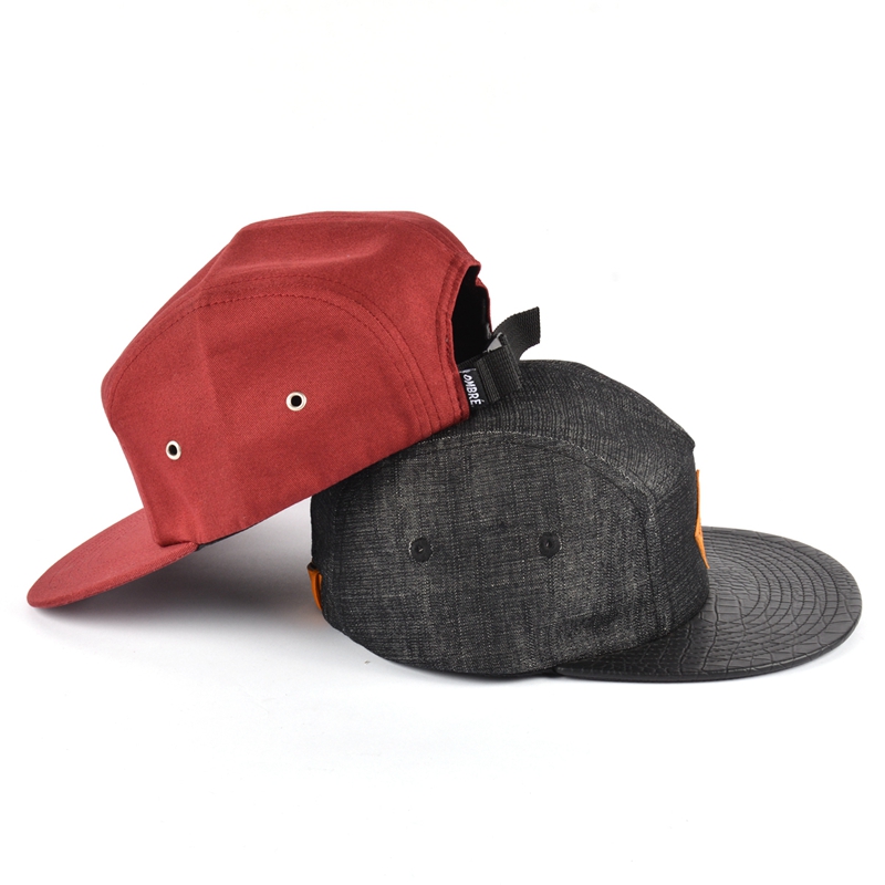 custom 5 panels cap wholesale