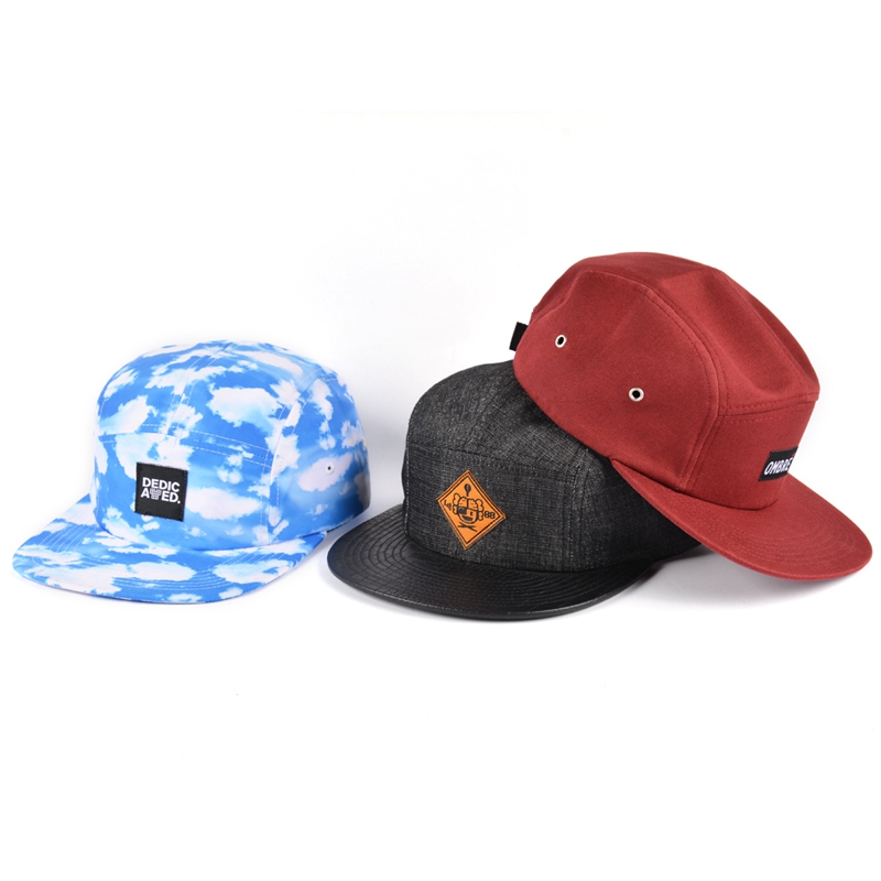 custom 5 panels cap wholesale