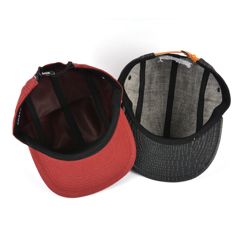 custom 5 panels cap wholesale