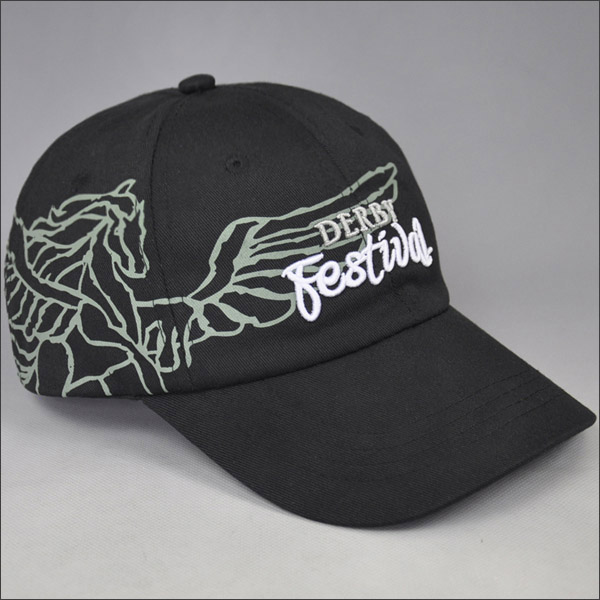 custom black baseball hat