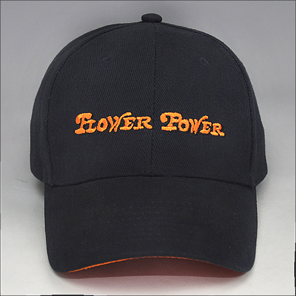 custom cotton twill 6 panel baseball hat