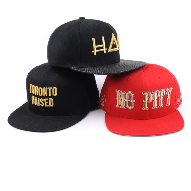 custom embroidery snapback cap with logo, 3d embroidery designs for hats