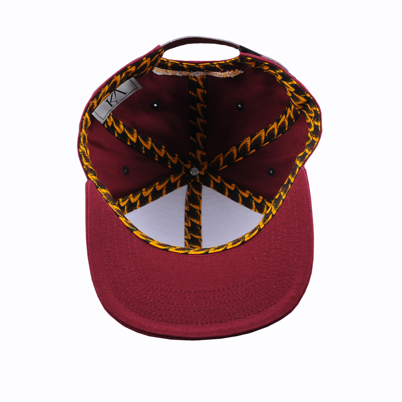 custom flat bill snapback cap