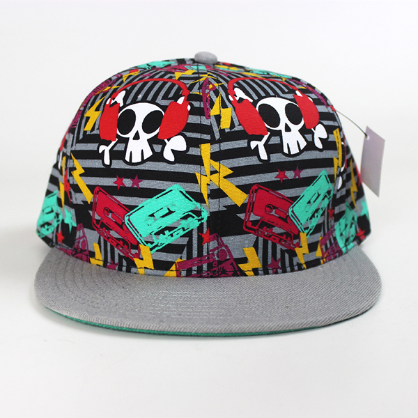 custom floral 5 panel adjust snapback hats wholesale for girls