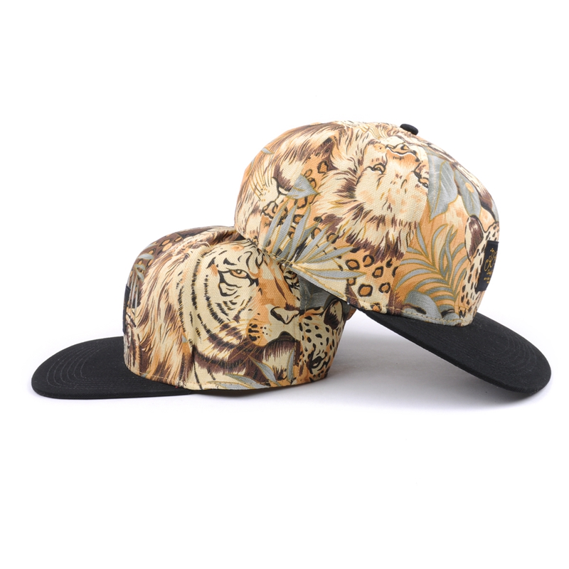 custom leopard print snapback hats brand supplier