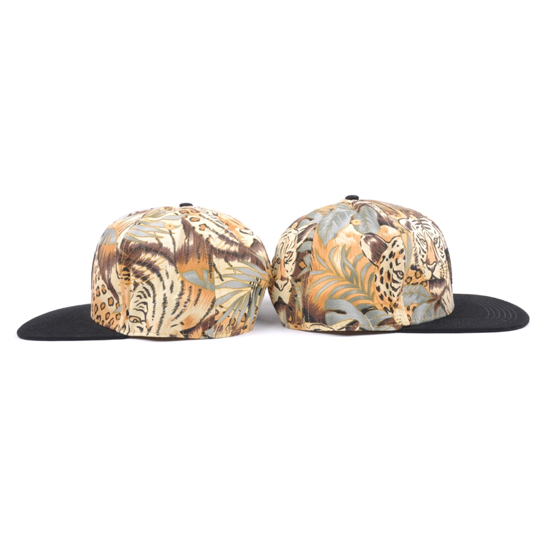 custom leopard print snapback hats brand supplier