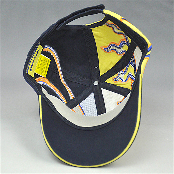 Custom metal logotipo SnapBack chapéus, bonés de beisebol americano Flat