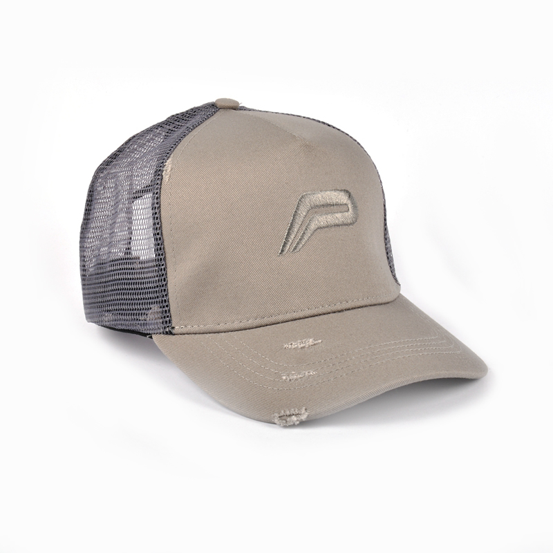 custom plain baseball distressed trucker cap mesh hats