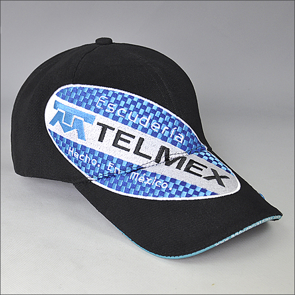 custom your brand logo black baseball hat