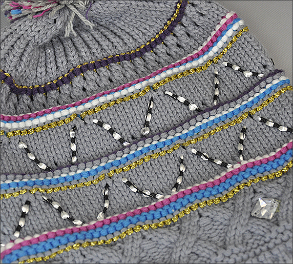 cute crochet baby beanie hat with braid