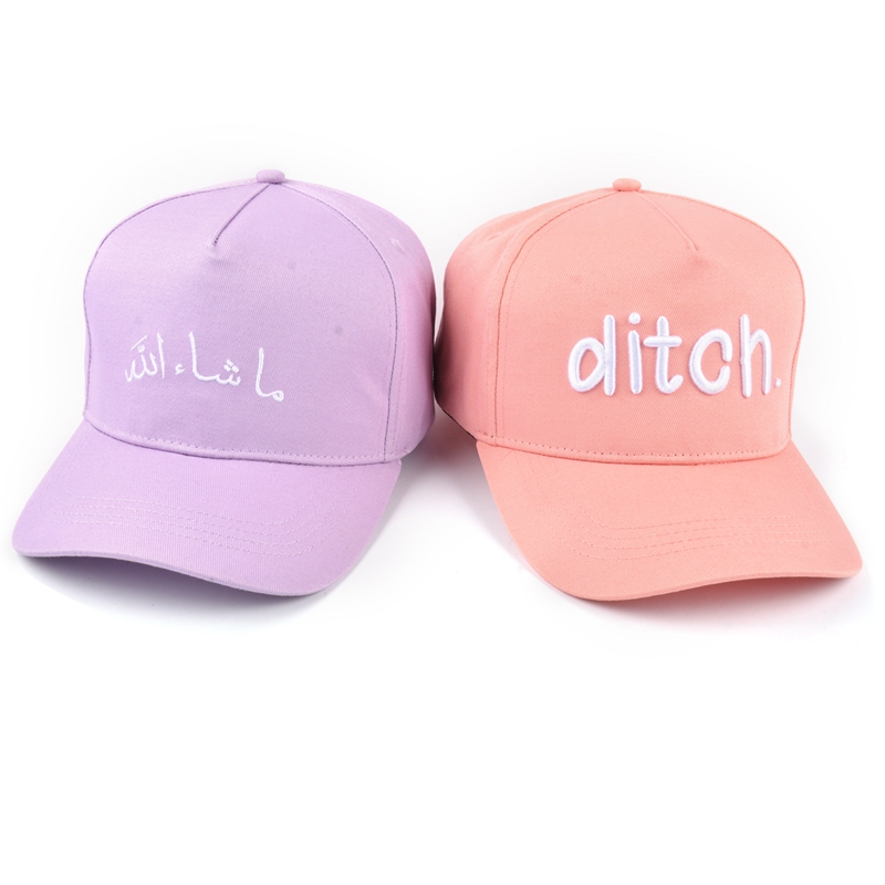 diseño 5 paneles gorras de beisbol sombreros deportivos personalizados