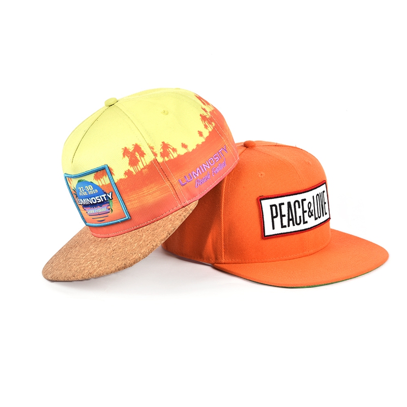 design logo flat brim plain snapback caps embroidery logo