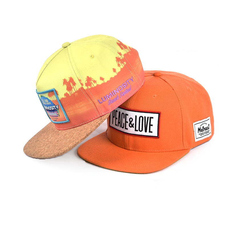 design logo flat brim plain snapback caps embroidery logo