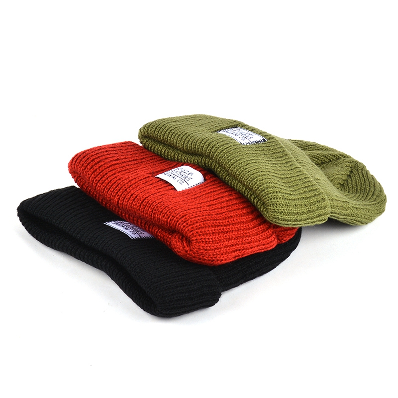 design logo plain winter beanies custom