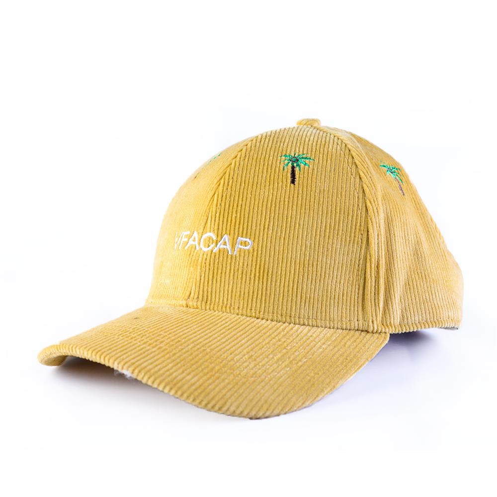 design vfa logo corduroy baseball caps custom