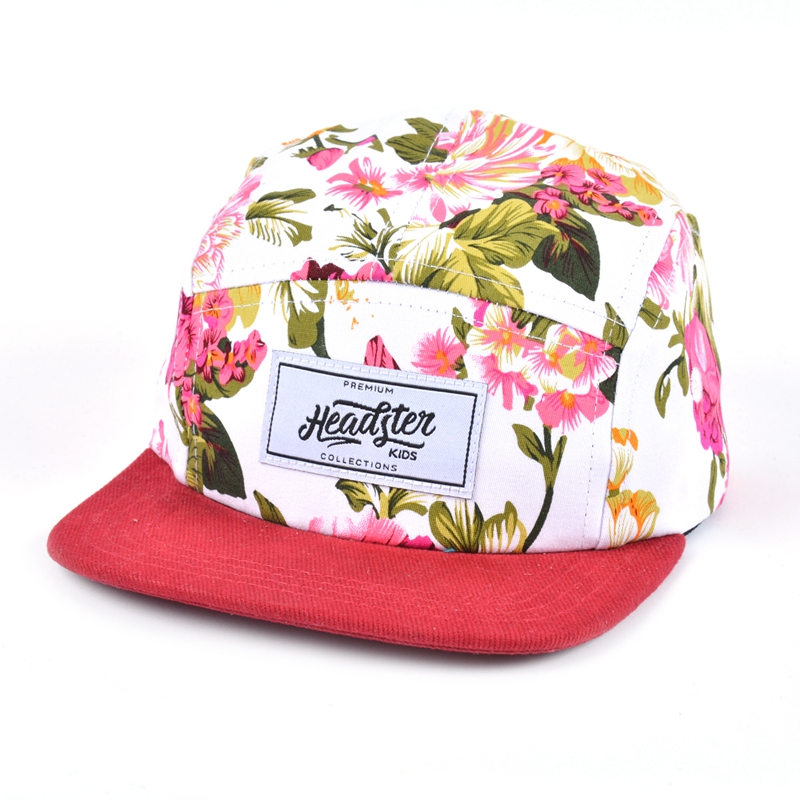 design your own 5 panel flat cap