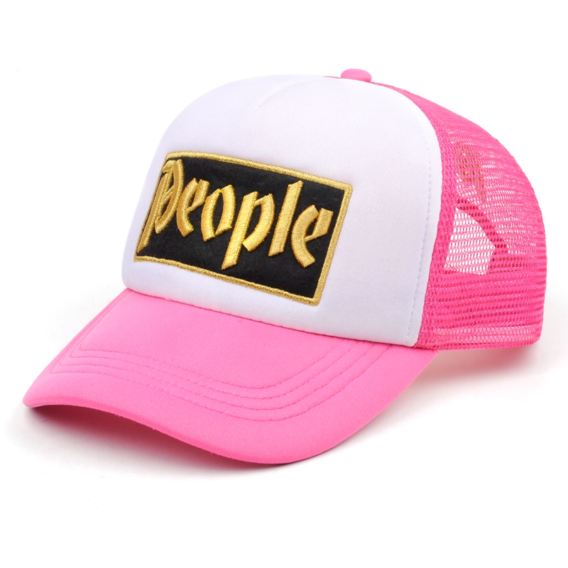 embroidery 5 panels trucker baby mesh hats