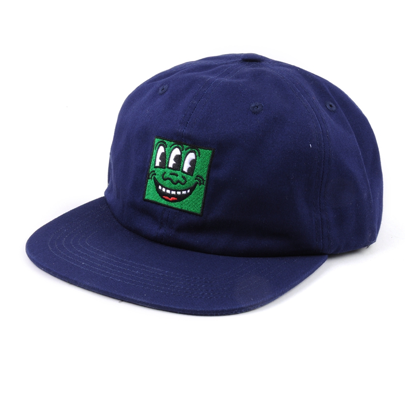 embroidery logo plain flat brim unstructured snapback caps
