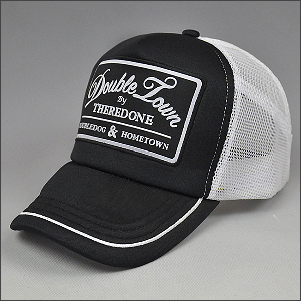 embroidery patch trucker cap