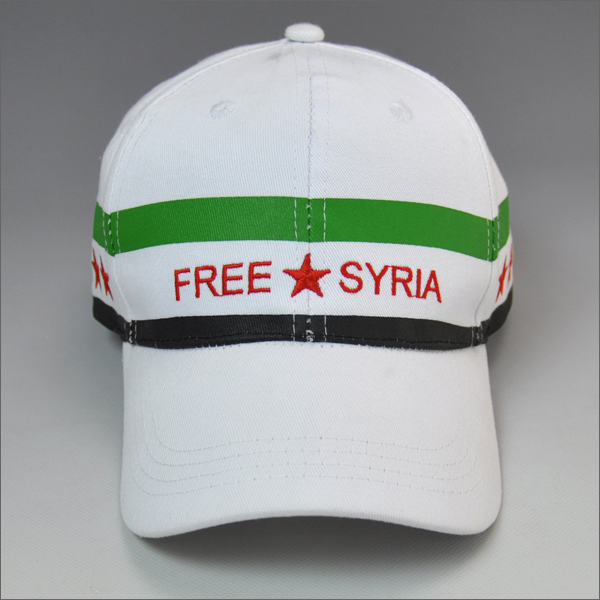 印刷されたロゴとファッションの綿白い野球帽