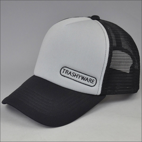 fashion trucker mesh hat with embroidery logo