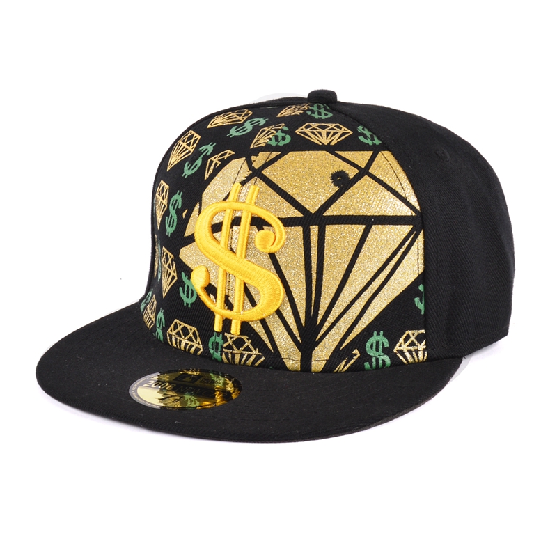 fitted 3d embroidery snapback hat