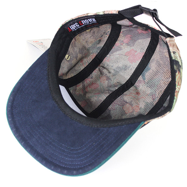 floppy hats men,floral brim custom 5 panel hat pattern