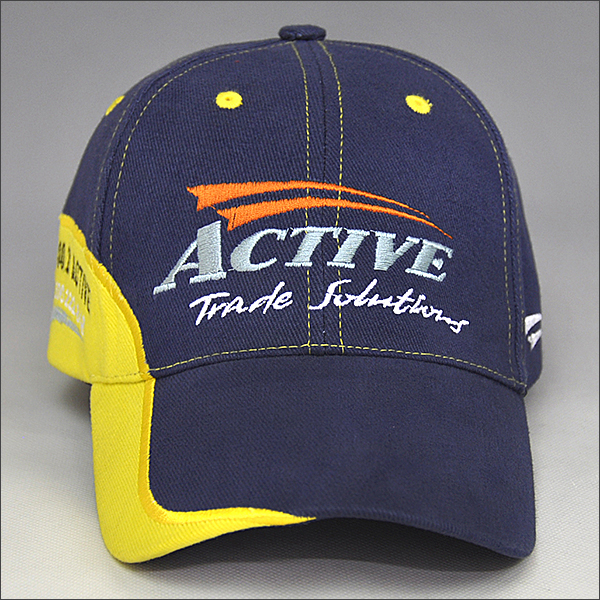 heavy brush cotton embroidery baseball cap