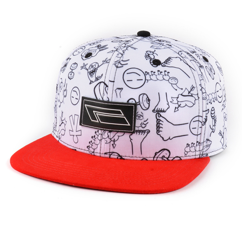 ετικέτα ετικέτα επίπεδη χείλη σχεδιασμό εκτύπωση καπέλα snapback