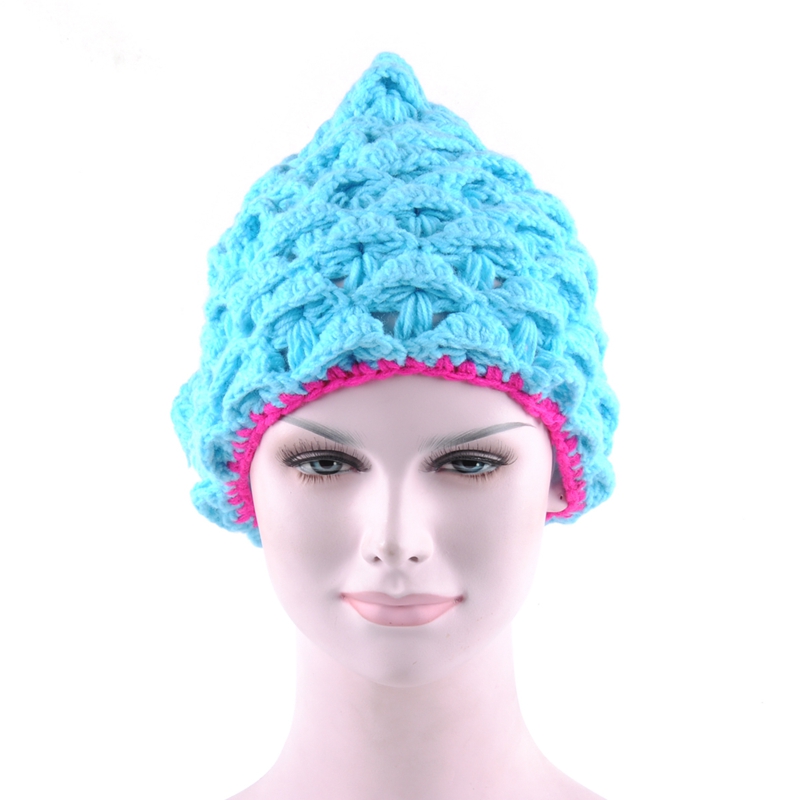 ladies beanie hat with rhinestone