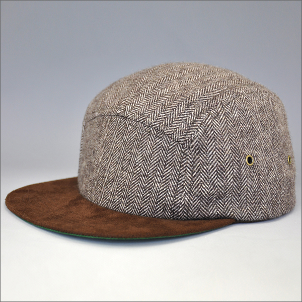 leather strap 5 panel cap
