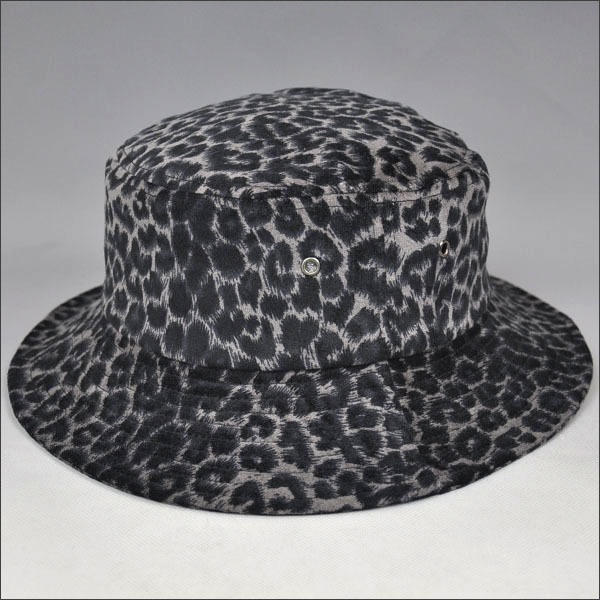 leopard printed bucket hats caps
