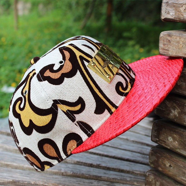 men leather hats/caps