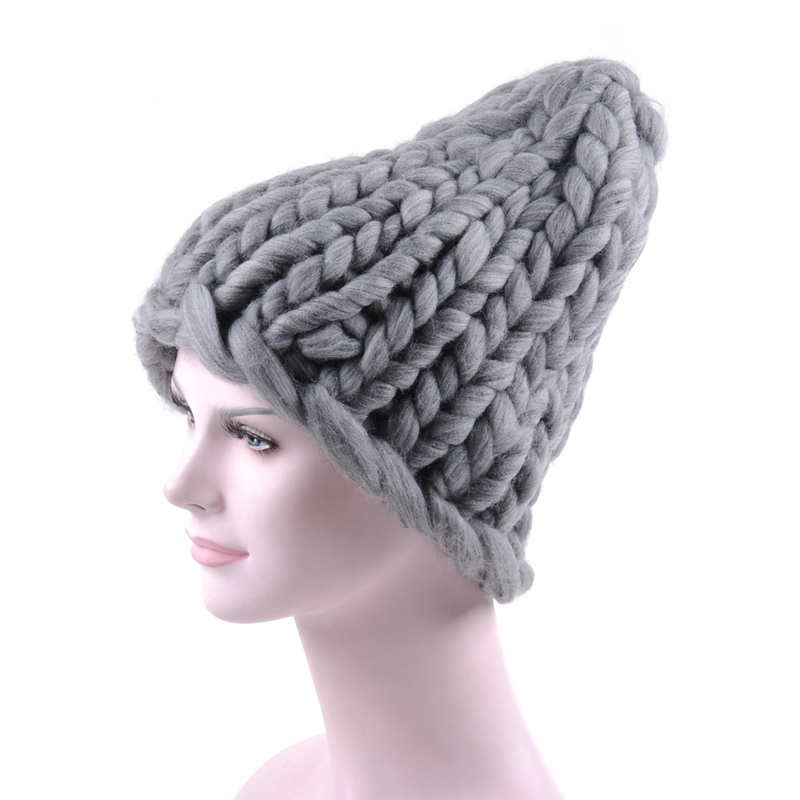 plain blank beanie hats custom, Double Layer Fleece Beanie