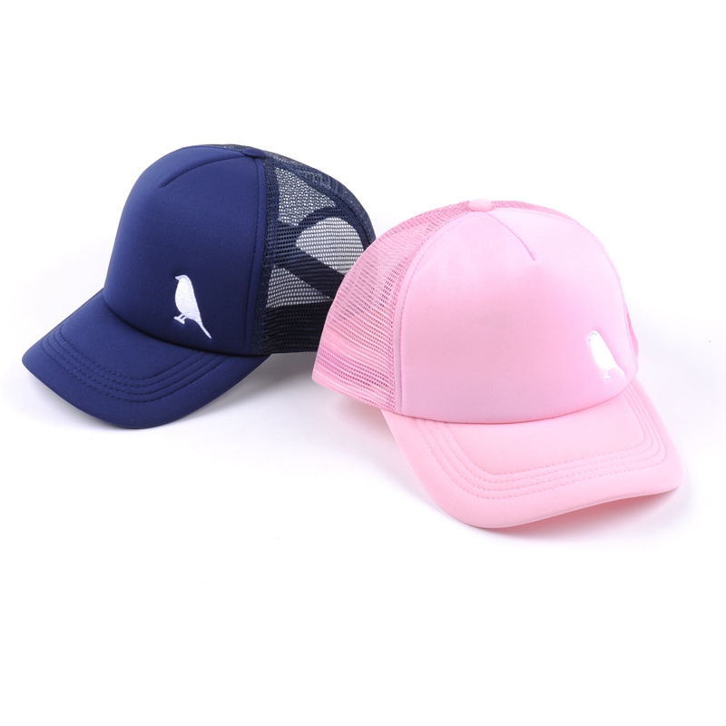 plain embroidery sports 5 panels mesh trucker foam caps