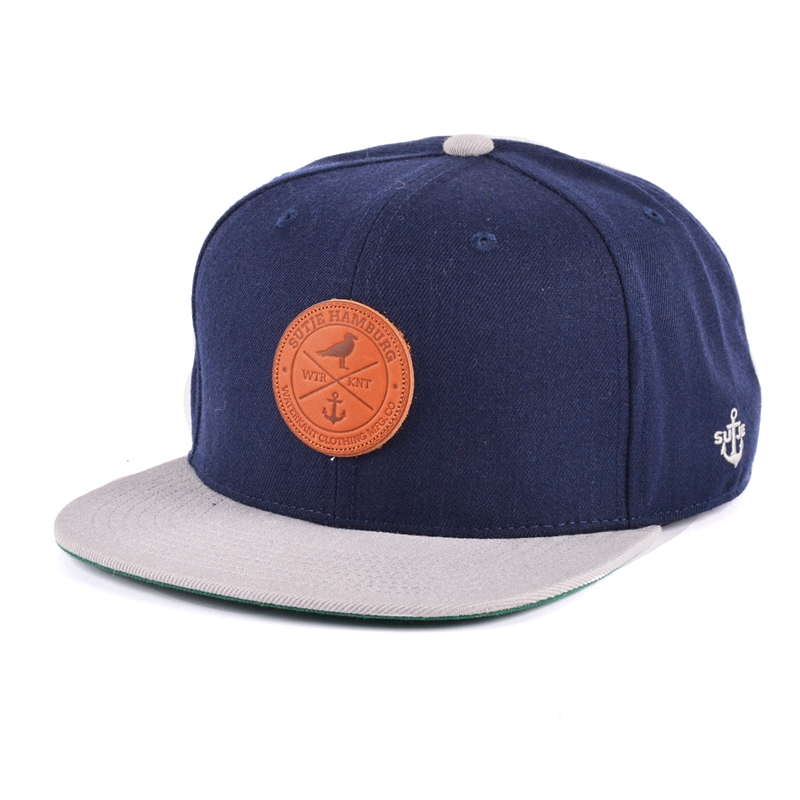 effen leren snapback hoed goedkoop